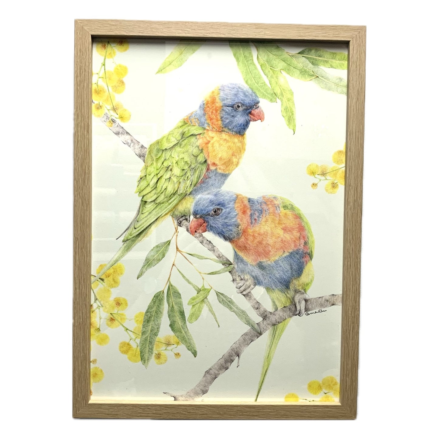 CARMEN HUI- Framed "Budding Romance" A3 Art Print