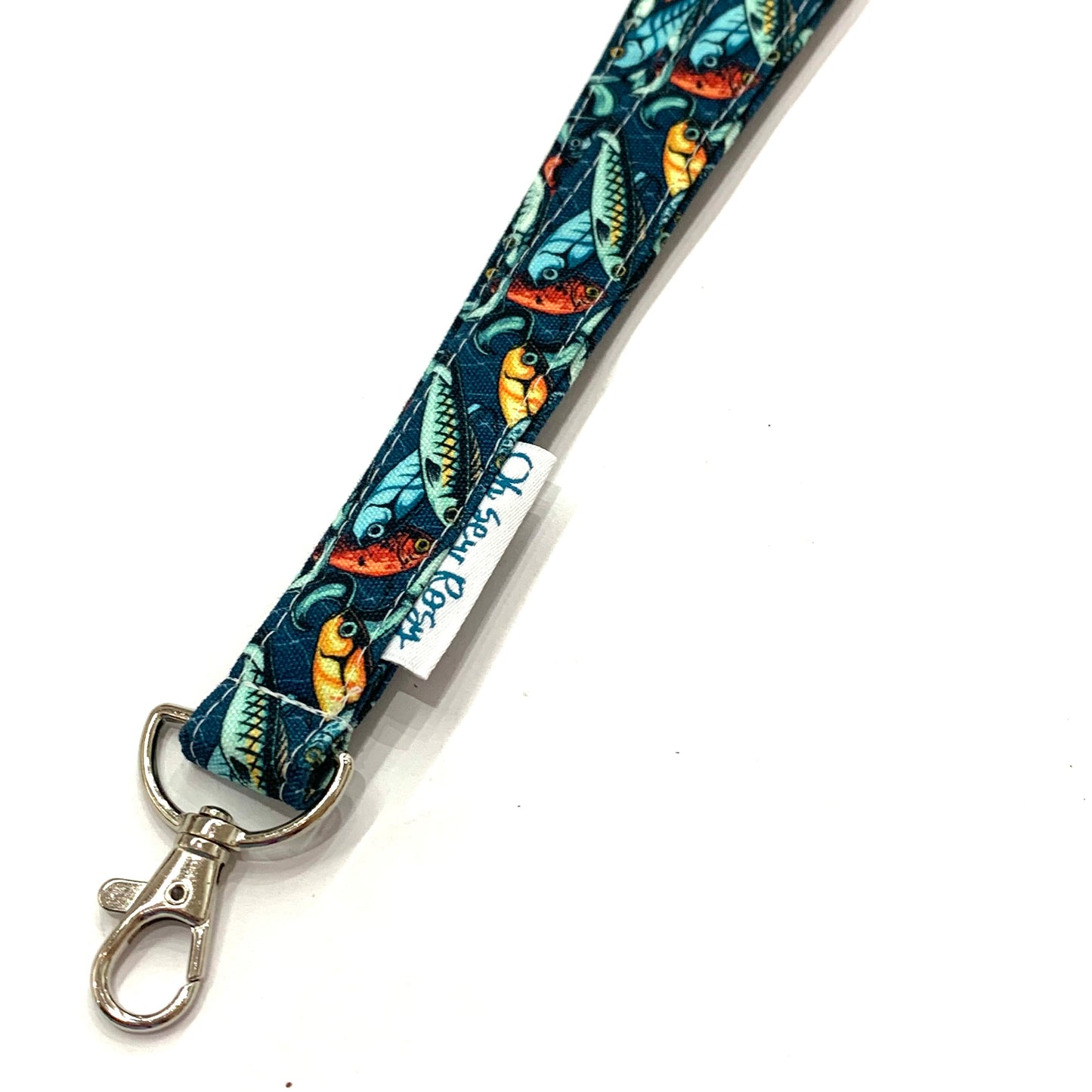 OH SEW ROSY: FABRIC LANYARD - Fishies