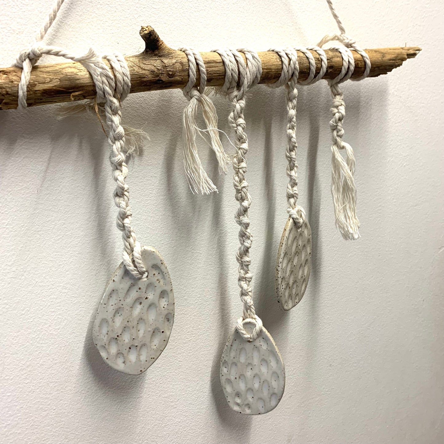 EARTH BY HAND- Clay and Yarn Wall Hanging