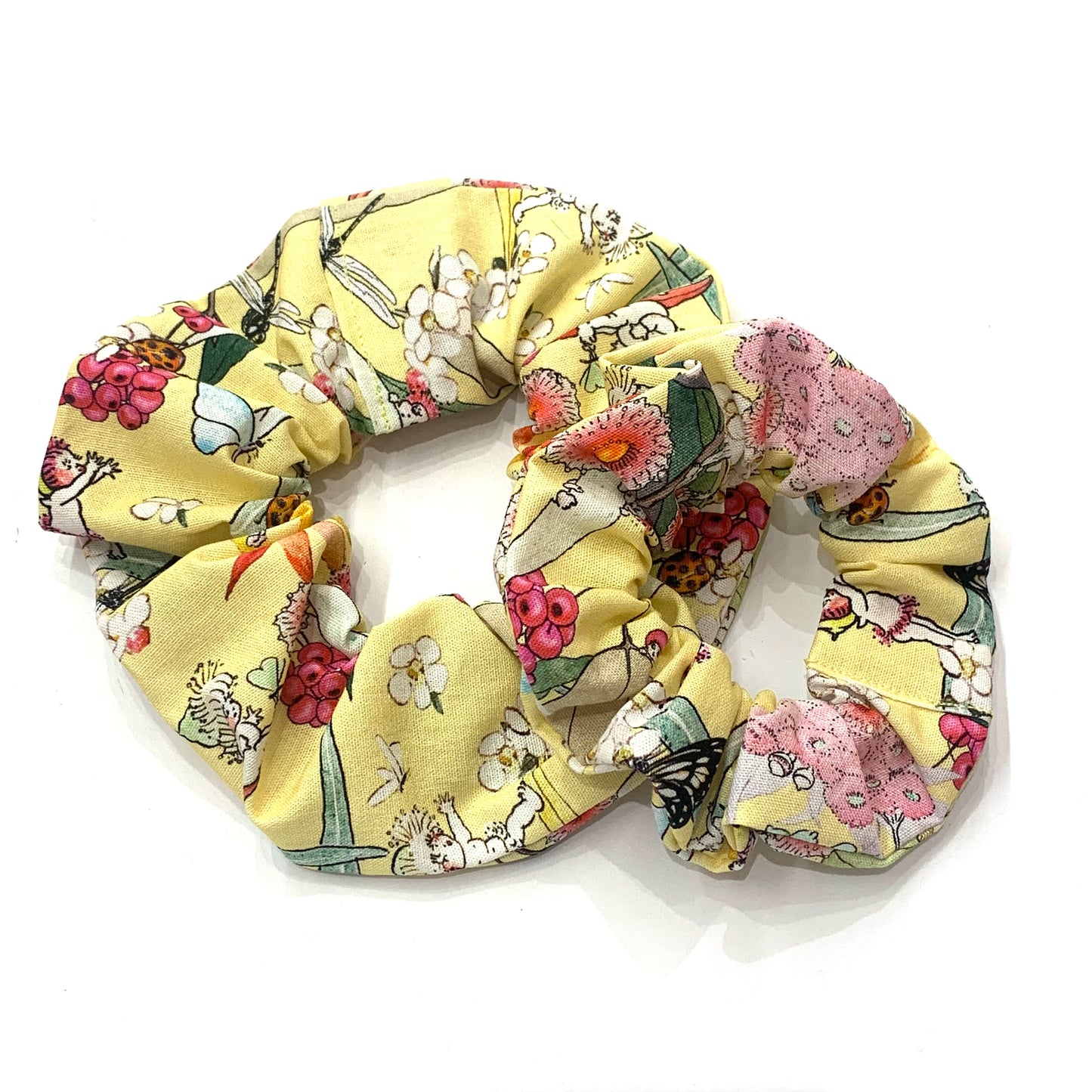 MAKIN' WHOOPEE - "Yellow Gumnut Babies" REGULAR SCRUNCHIE