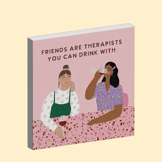 PAPERNEST - "Friends Are Therapy" Magnet