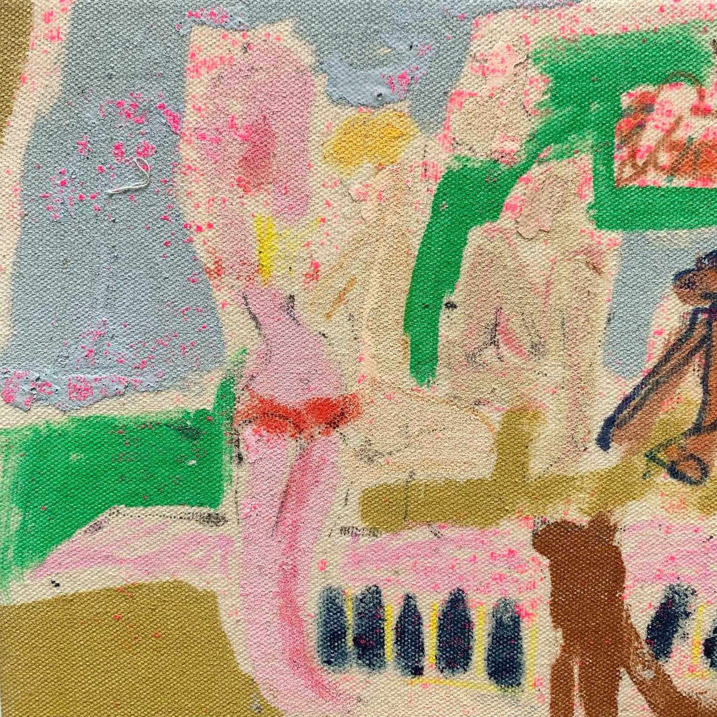 JULIE POULSEN ARTWORK - "Beach Day" - Small Painting