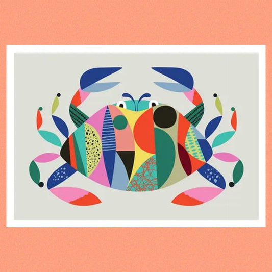 3 BIRDIES STUDIO- "Crab" A4 Art Print