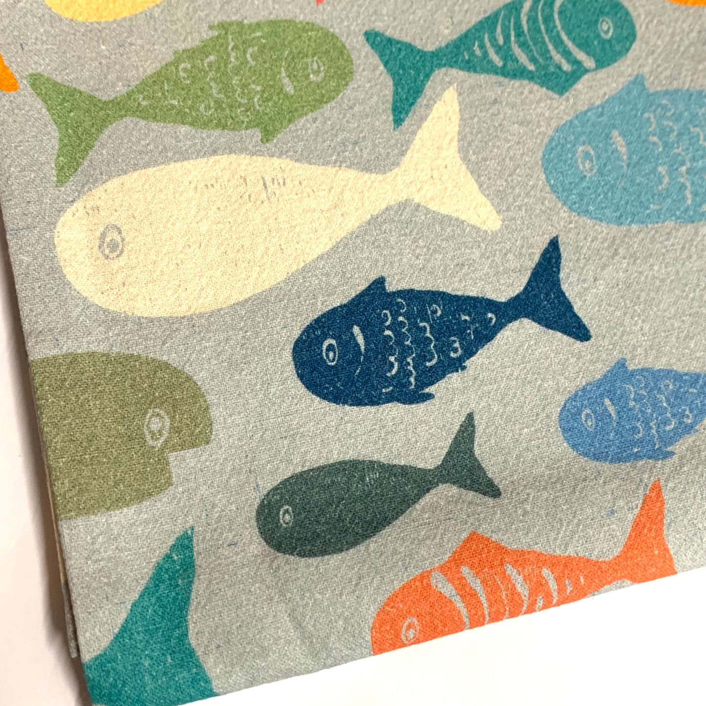 ESZTER'S CREATIONS - "Happy Fish"- Tea Towel