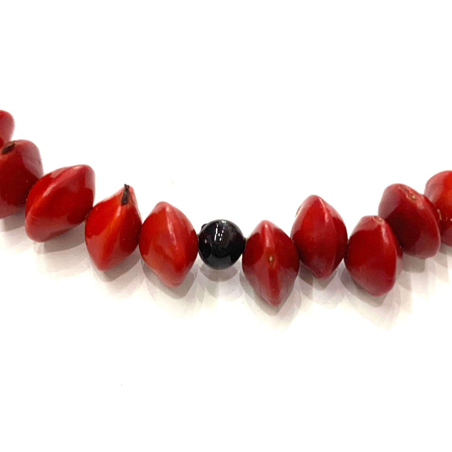 MICHELLE WEARE - Indigenous Seed Necklaces- Red & Black