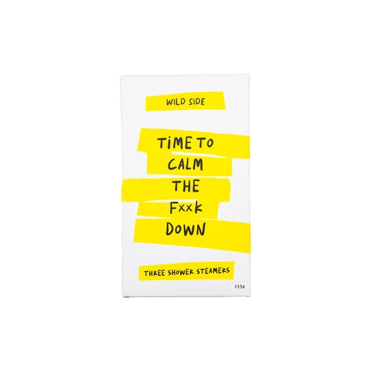 WILD EMERY - Time To Calm The F*ck Down - Shower Steamer 3 Pack