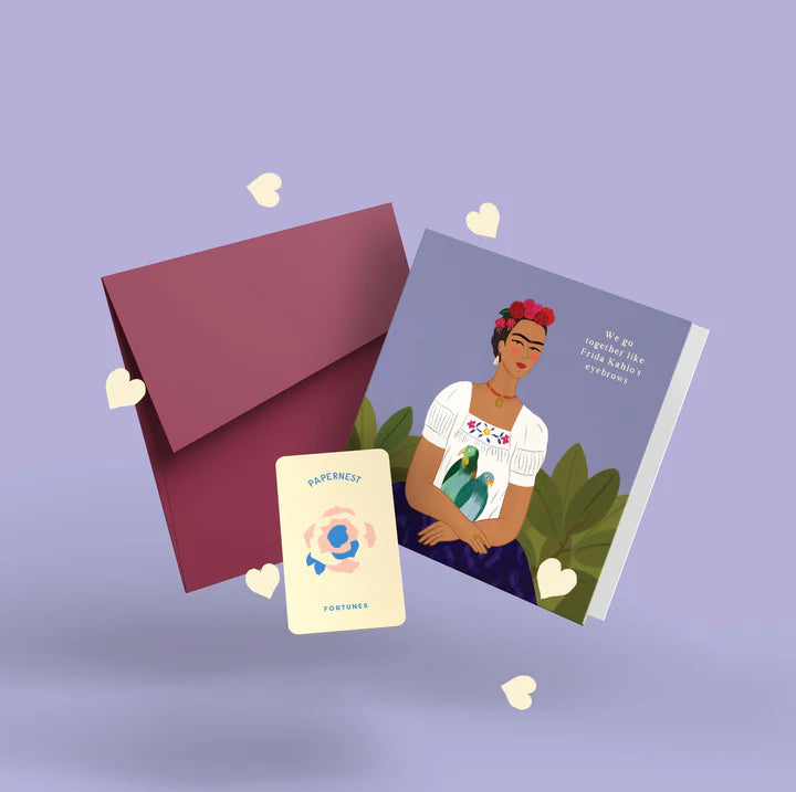 PAPERNEST - "We Go Together Like Frida Kahlo's Brows" Greeting Card