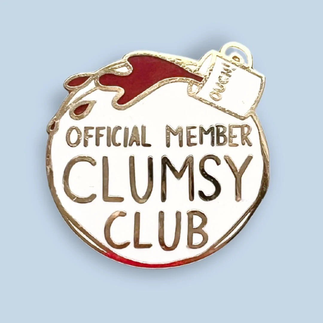 JUBLY-UMPH - "Clumsy Club Official Member" - Lapel Pin