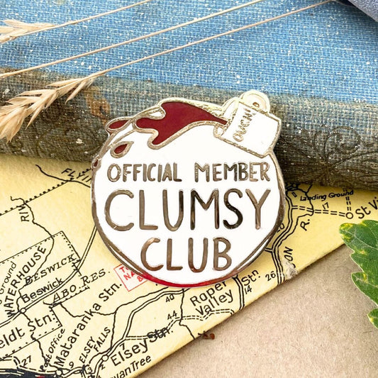 JUBLY-UMPH - "Clumsy Club Official Member" - Lapel Pin