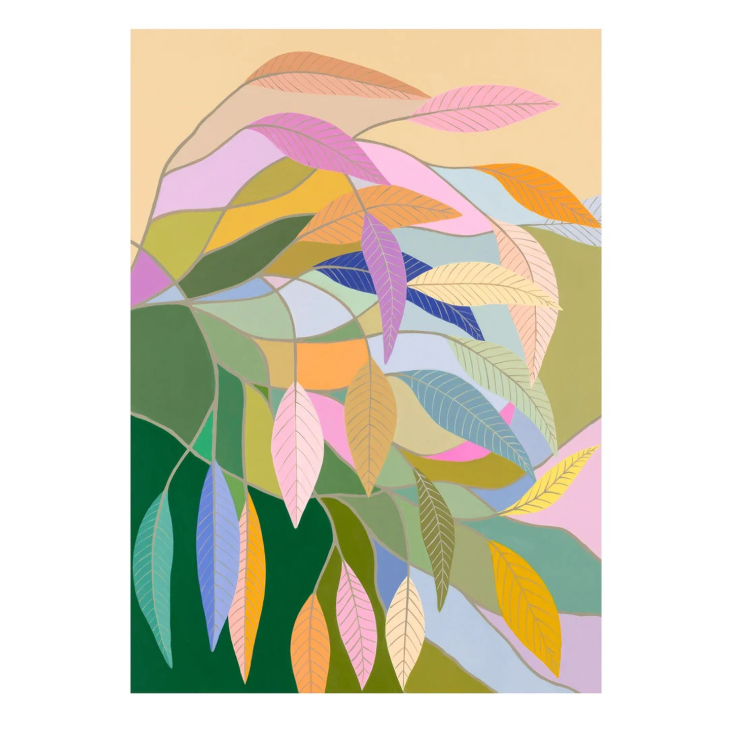 CLAIRE ISHINO- SMALL LIMITED EDITION A5 PRINTS- "Gum in the Garden"