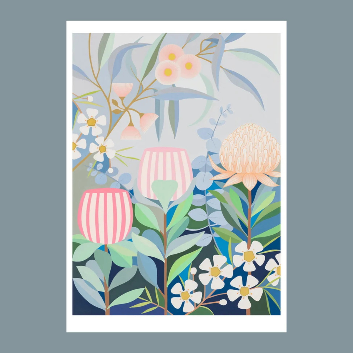 CLAIRE ISHINO- MEDIUM LIMITED EDITION A4 PRINTS- "Banksia in the Bush"