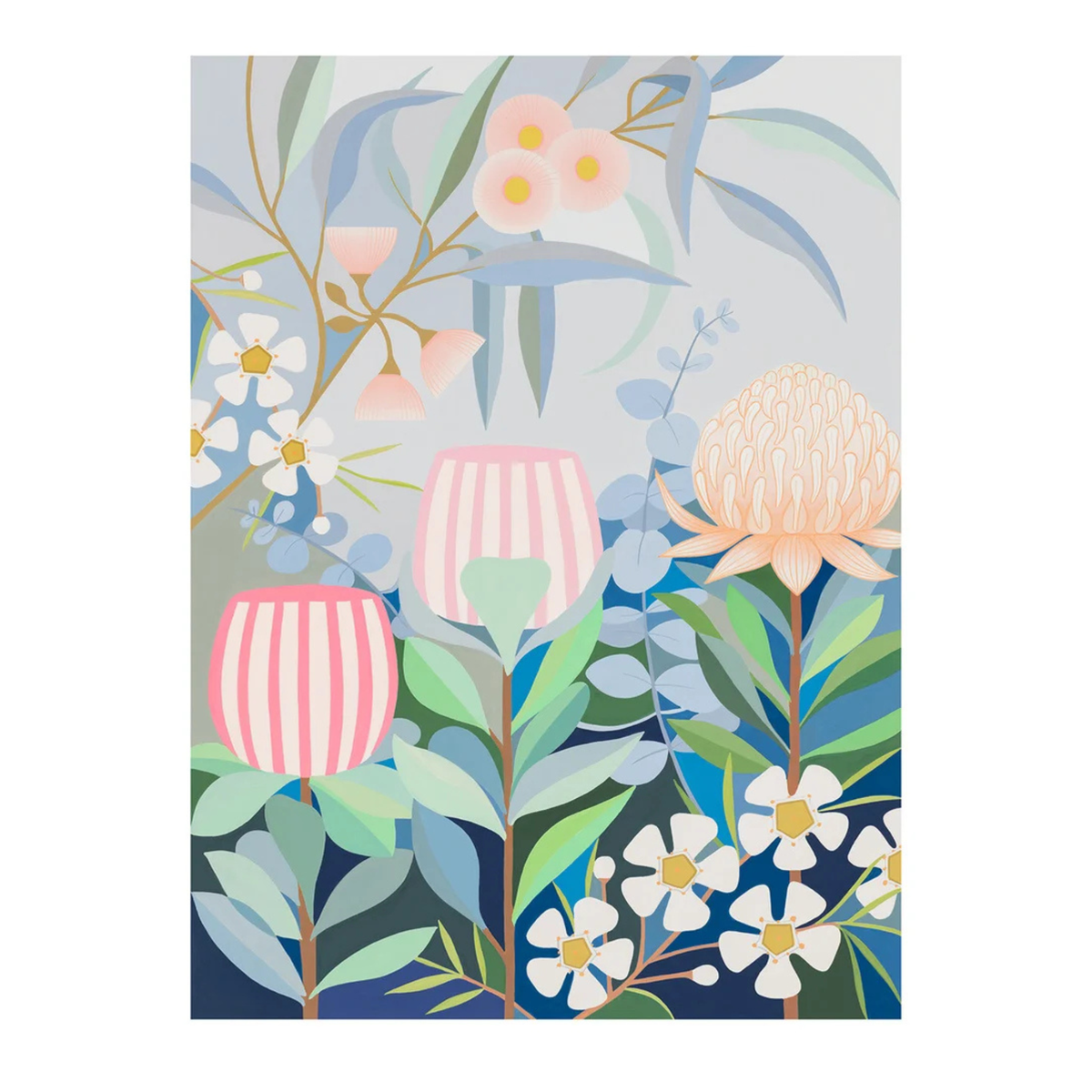 CLAIRE ISHINO- MEDIUM LIMITED EDITION A4 PRINTS- "Banksia in the Bush"
