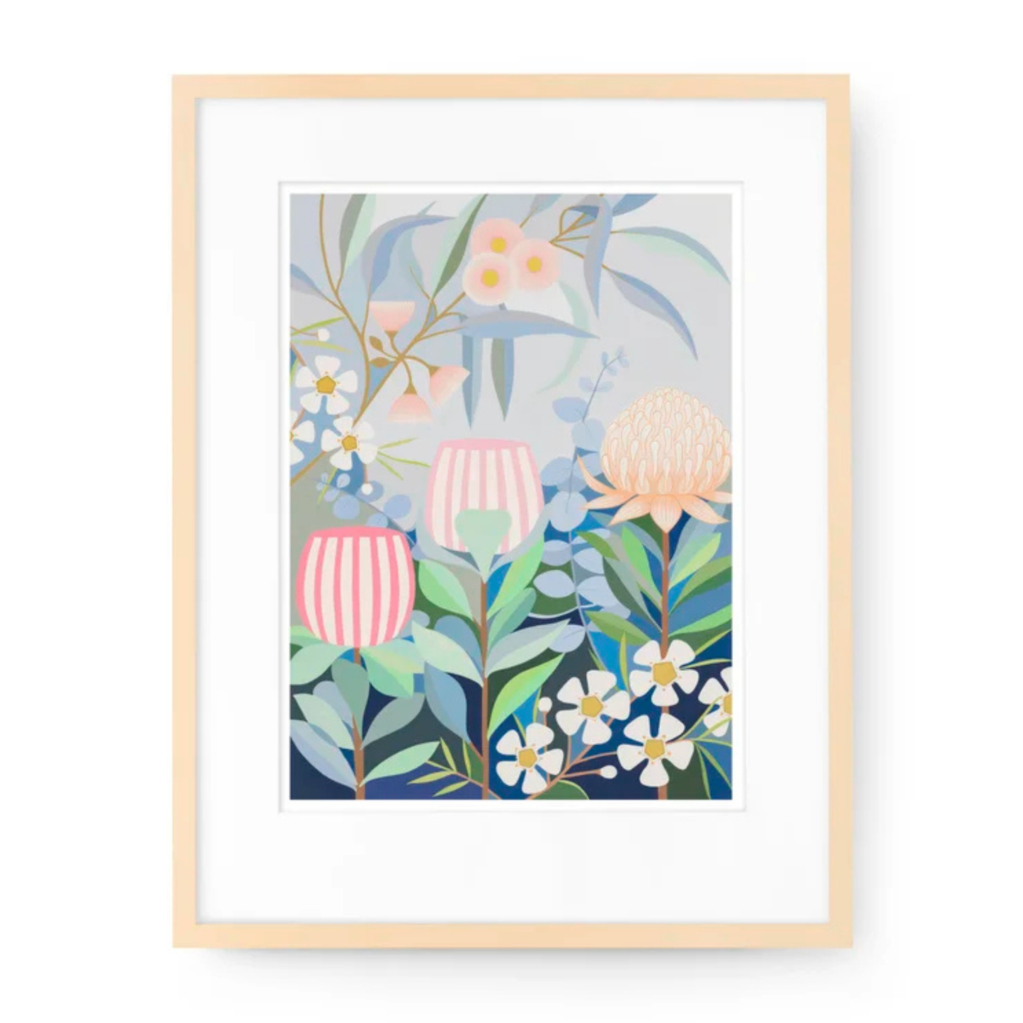 CLAIRE ISHINO- MEDIUM LIMITED EDITION A4 PRINTS- "Banksia in the Bush"