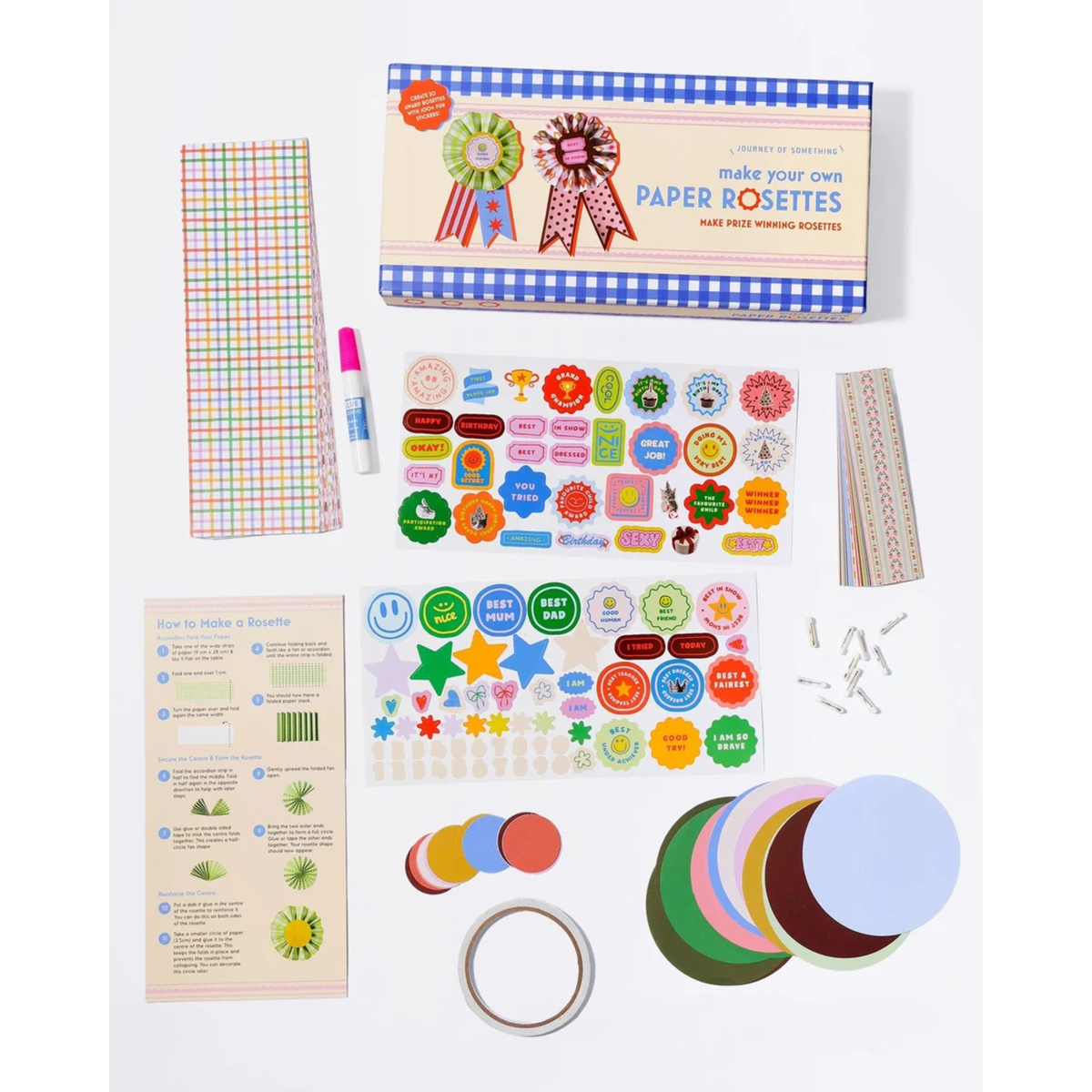 JOURNEY OF SOMETHING- MAKE YOUR OWN PAPER ROSETTES