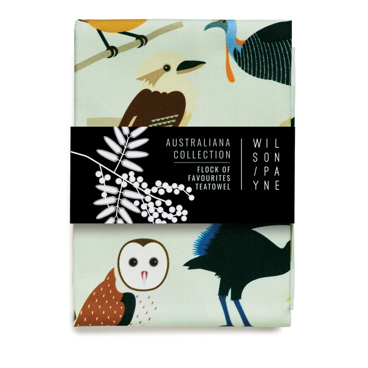 WILSON PAYNE - FLOCK OF FAVOURITES TEA TOWEL