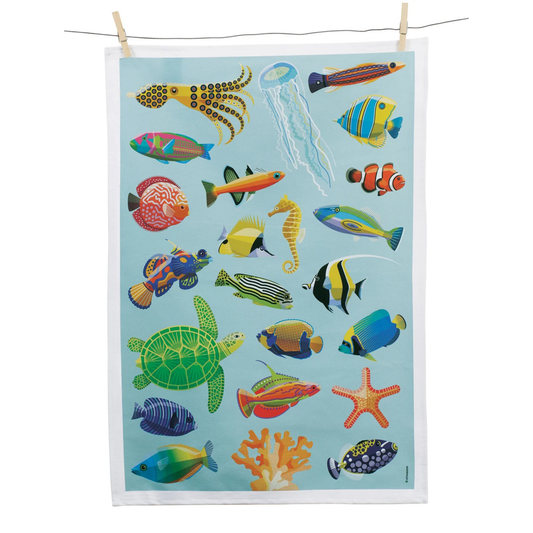 WILSON PAYNE - GREAT TROPICAL WONDERS TEA TOWEL