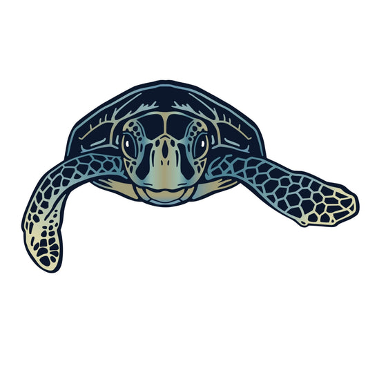 MAKIN' WHOOPEE- Green Turtle Vinyl Sticker