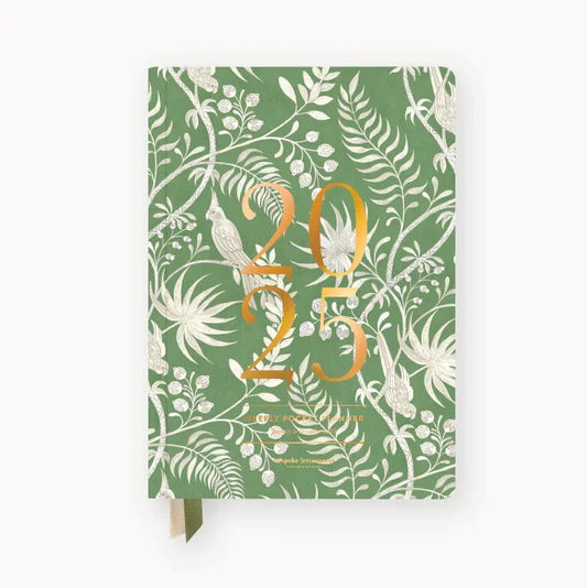 BESPOKE LETTERPRESS - 2025 Pocket Planner - Jardin Tropical