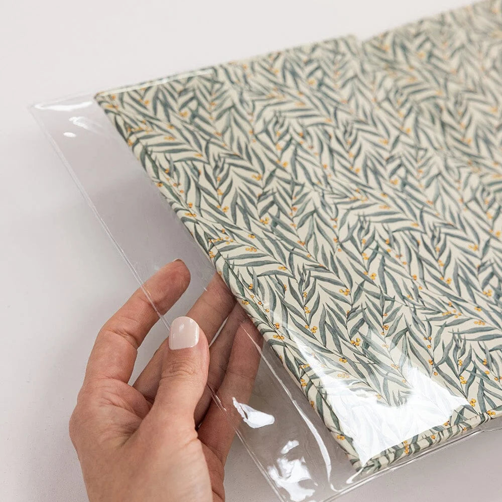 BESPOKE LETTERPRESS - 2027 Desktop Linen Bound Planner - Golden Wattle