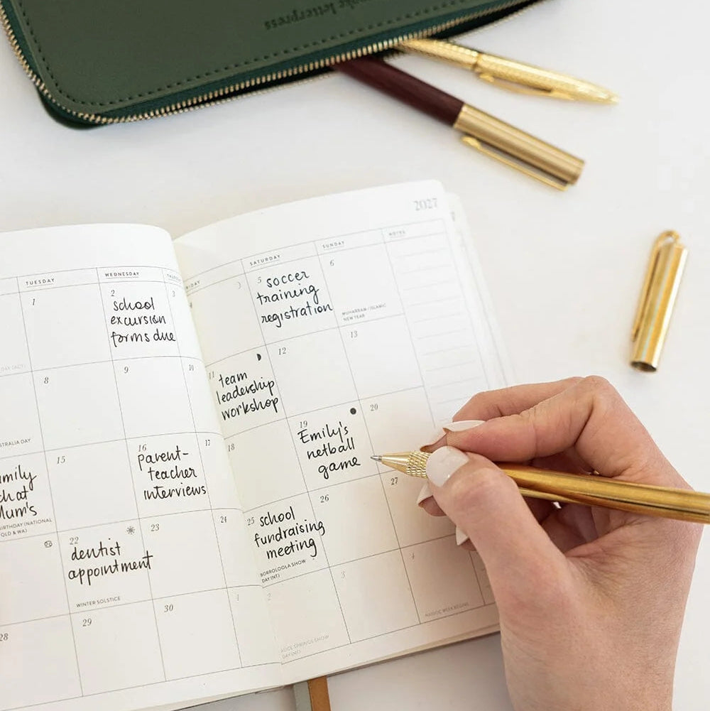 BESPOKE LETTERPRESS - 2027 Pocket Planner - Willowmere