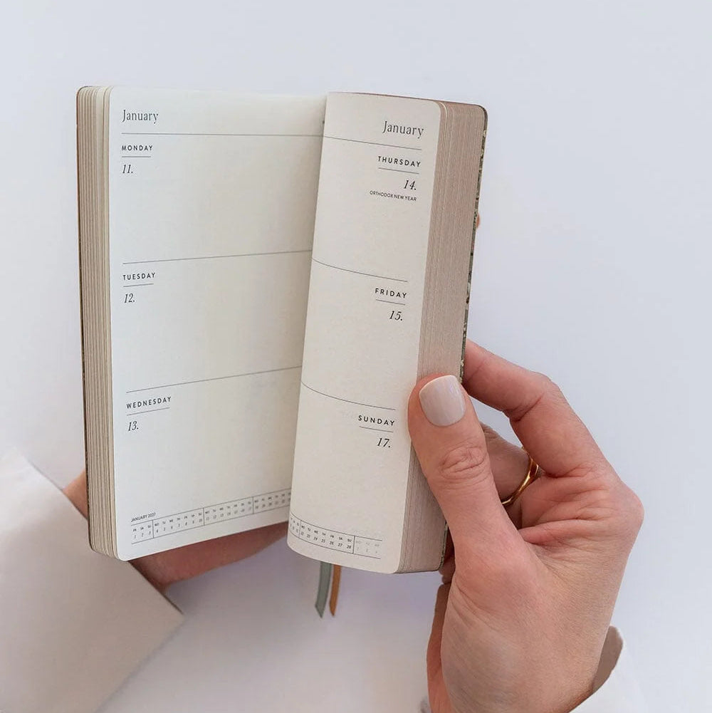 BESPOKE LETTERPRESS - 2027 Pocket Planner - Willowmere