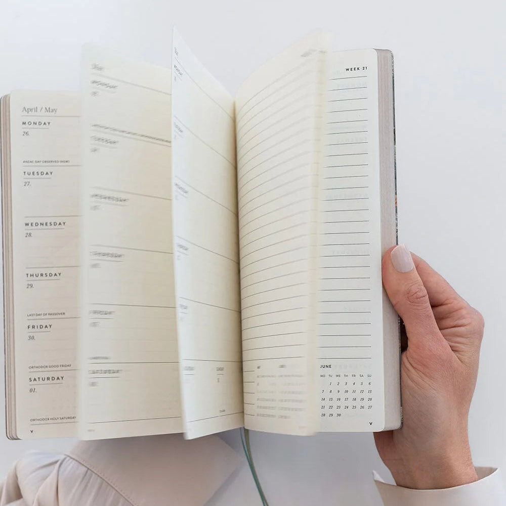 BESPOKE LETTERPRESS - 2027 Weekly Planner Notebook - Willowmere