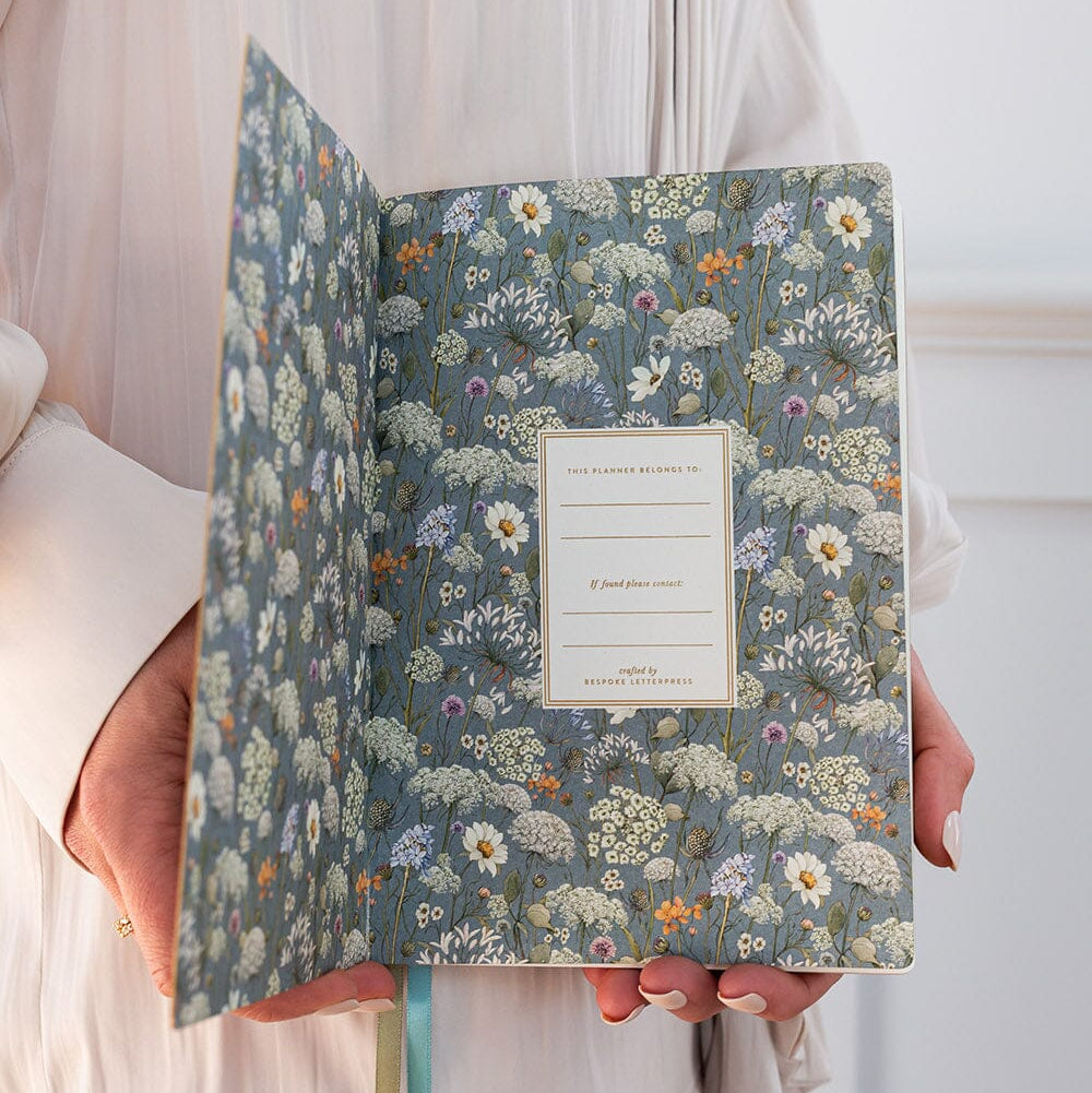 BESPOKE LETTERPRESS - 2027 Weekly Planner Notebook - Willowmere