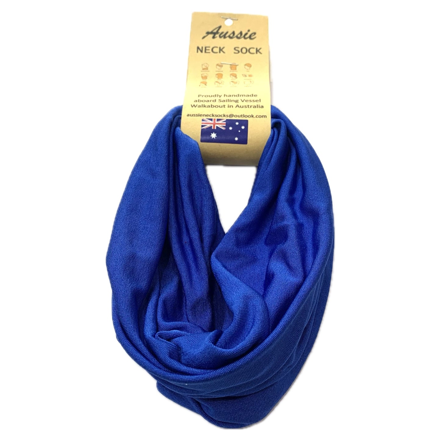 AUSSIE NECK SOCKS- Royal Blue