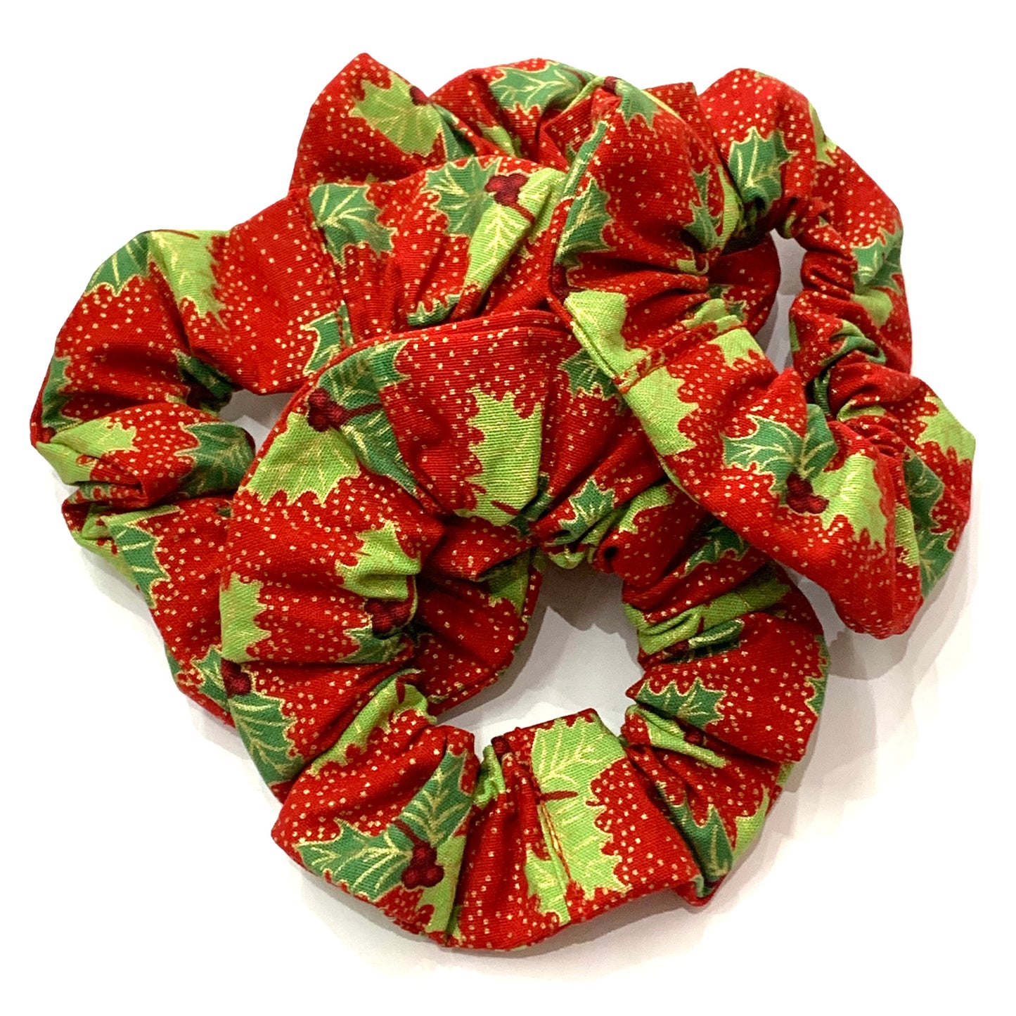 MAKIN' WHOOPEE - Regular “Red Red Holly” SCRUNCHIE