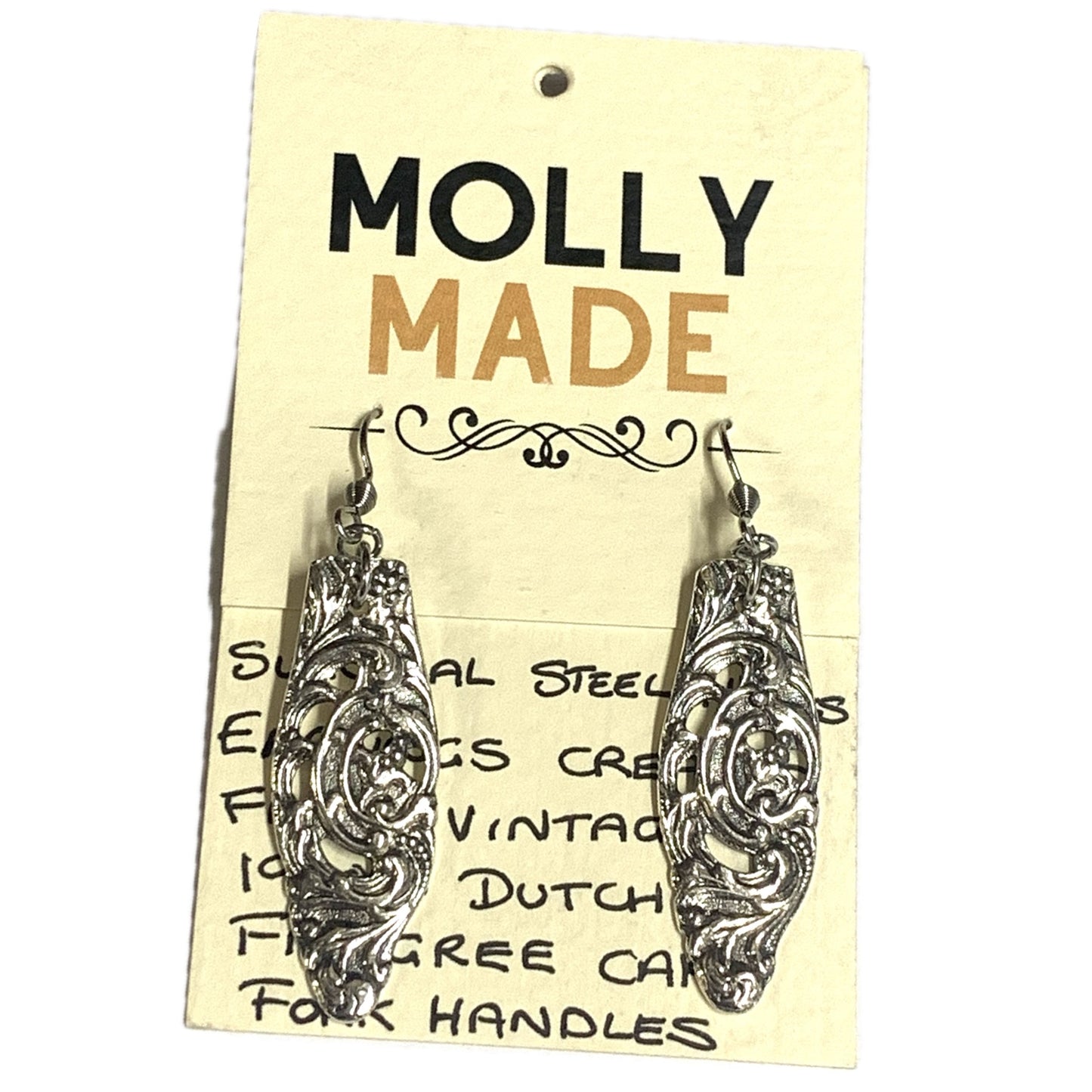 MOLLY MADE- "Nouveau" Cutlery Earrings