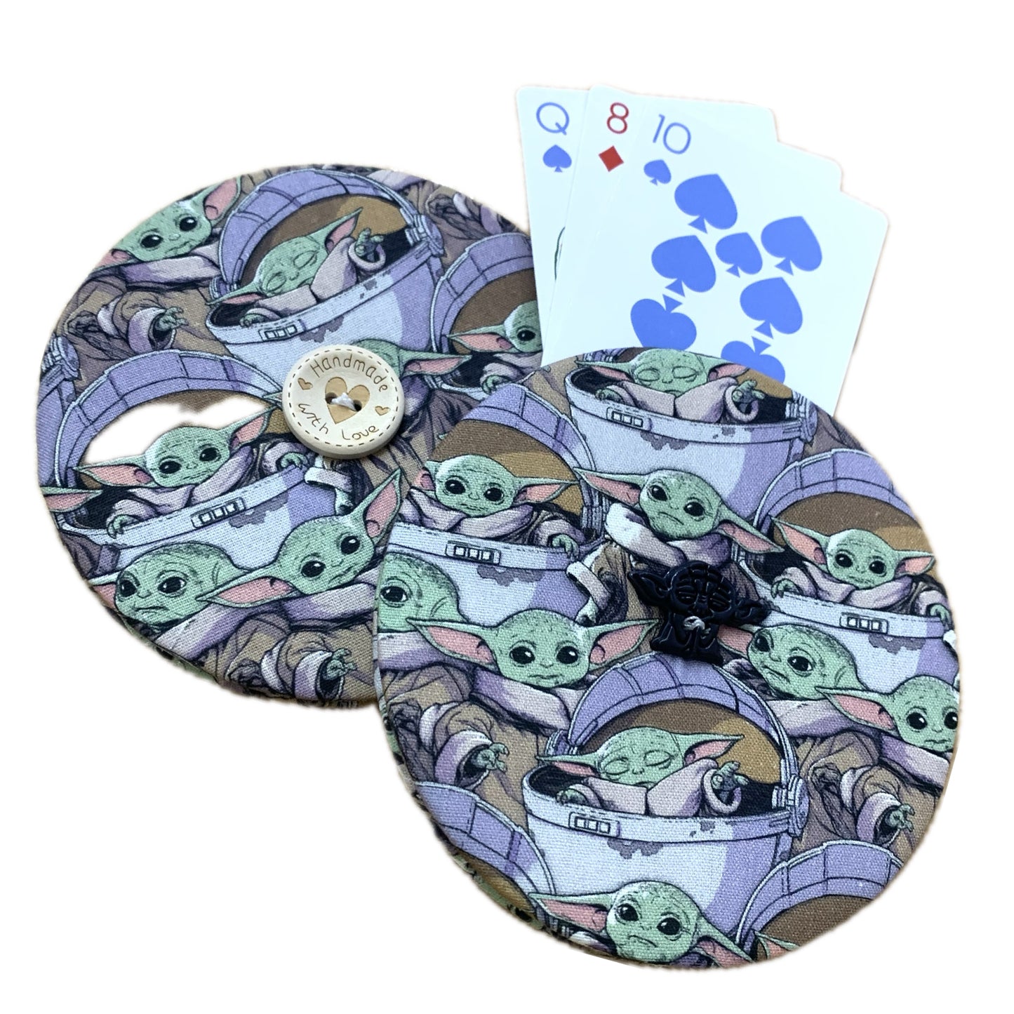OH SEW ROSY: Playing Card Holders- GROGU (STAR WARS/MANDOLORIAN)