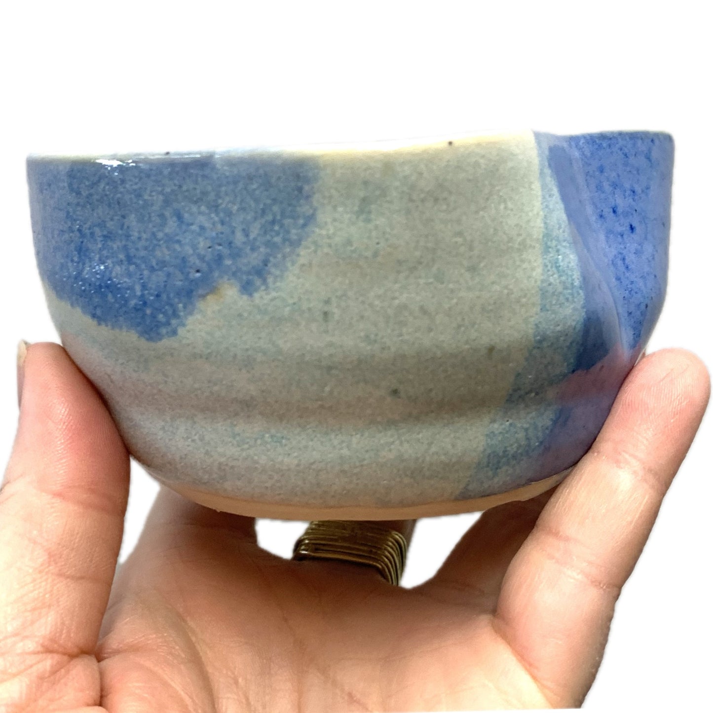 EARTH BY HAND- Heart Dishes- Blue