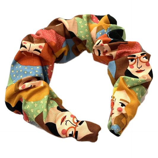 MAKIN WHOOPEE - "Diverse Faces II" - JUMBO SCRUNCHIE HEADBANDS