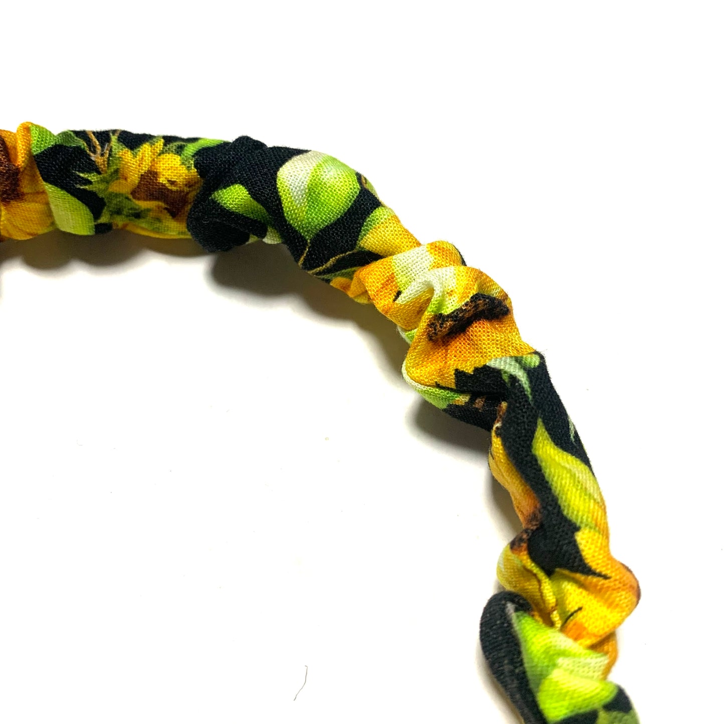 THIS BIRD HAS FLOWN - "Sunflowers"- SMALL SCRUNCHIE HEADBANDS