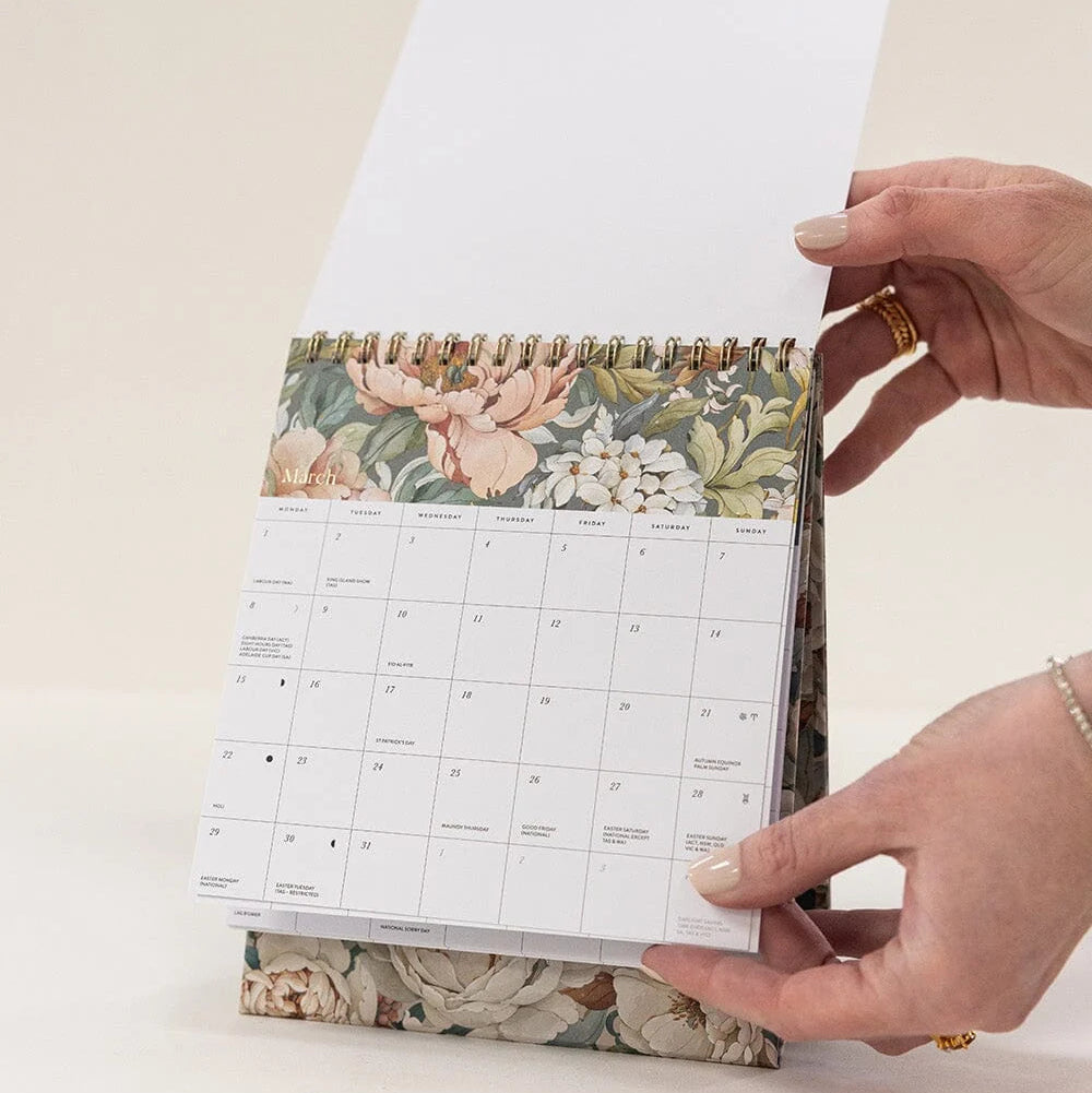 BESPOKE LETTERPRESS - 2027 Desk Calendar