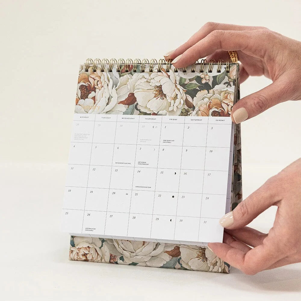 BESPOKE LETTERPRESS - 2027 Desk Calendar