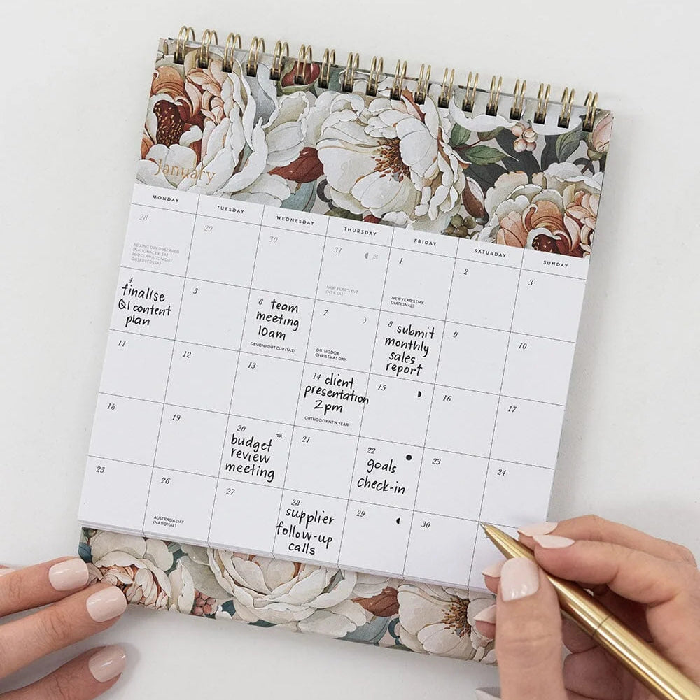 BESPOKE LETTERPRESS - 2027 Desk Calendar