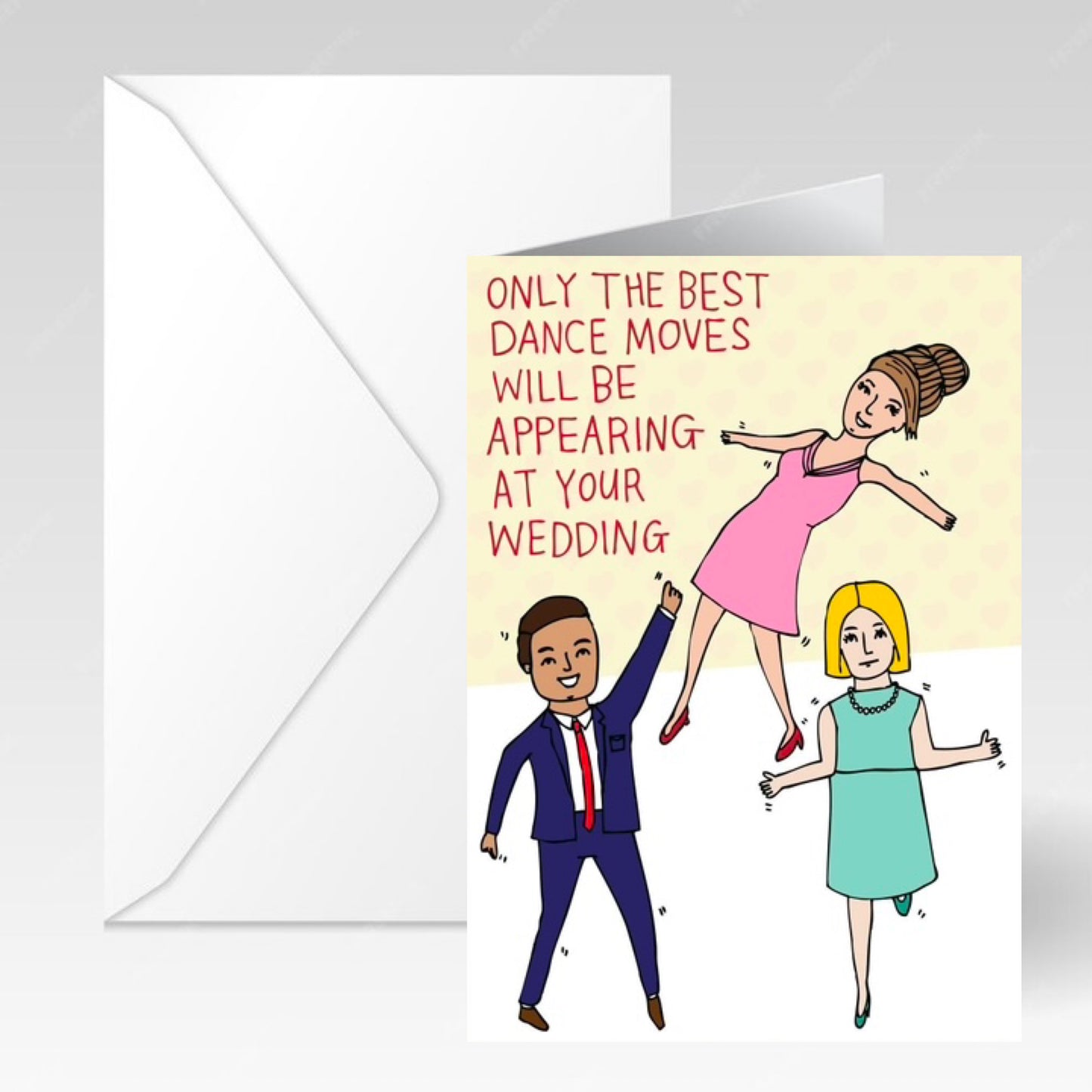 ABLE & GAME- Dancing at You're Wedding- Wedding Card