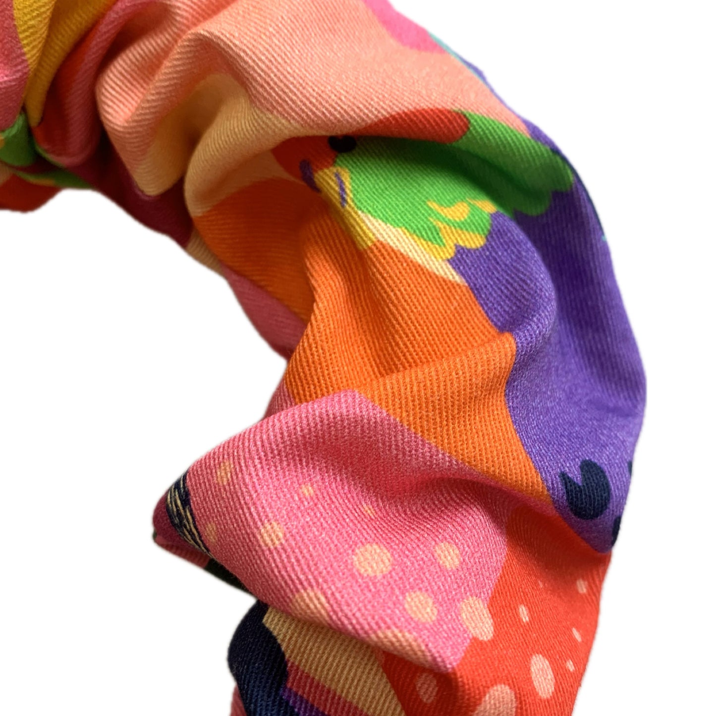 THIS BIRD HAS FLOWN -  JUMBO SCRUNCHIE HEADBANDS- Parrot Party