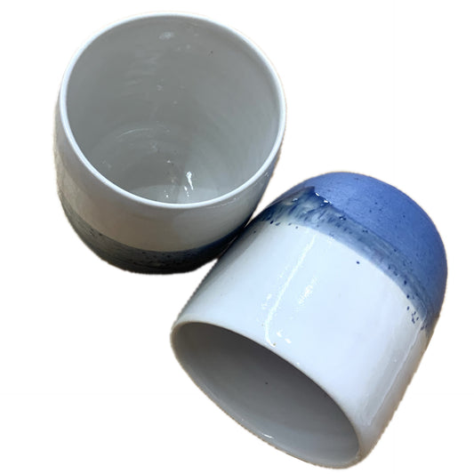 EARTH BY HAND- Blue & White Tumblers