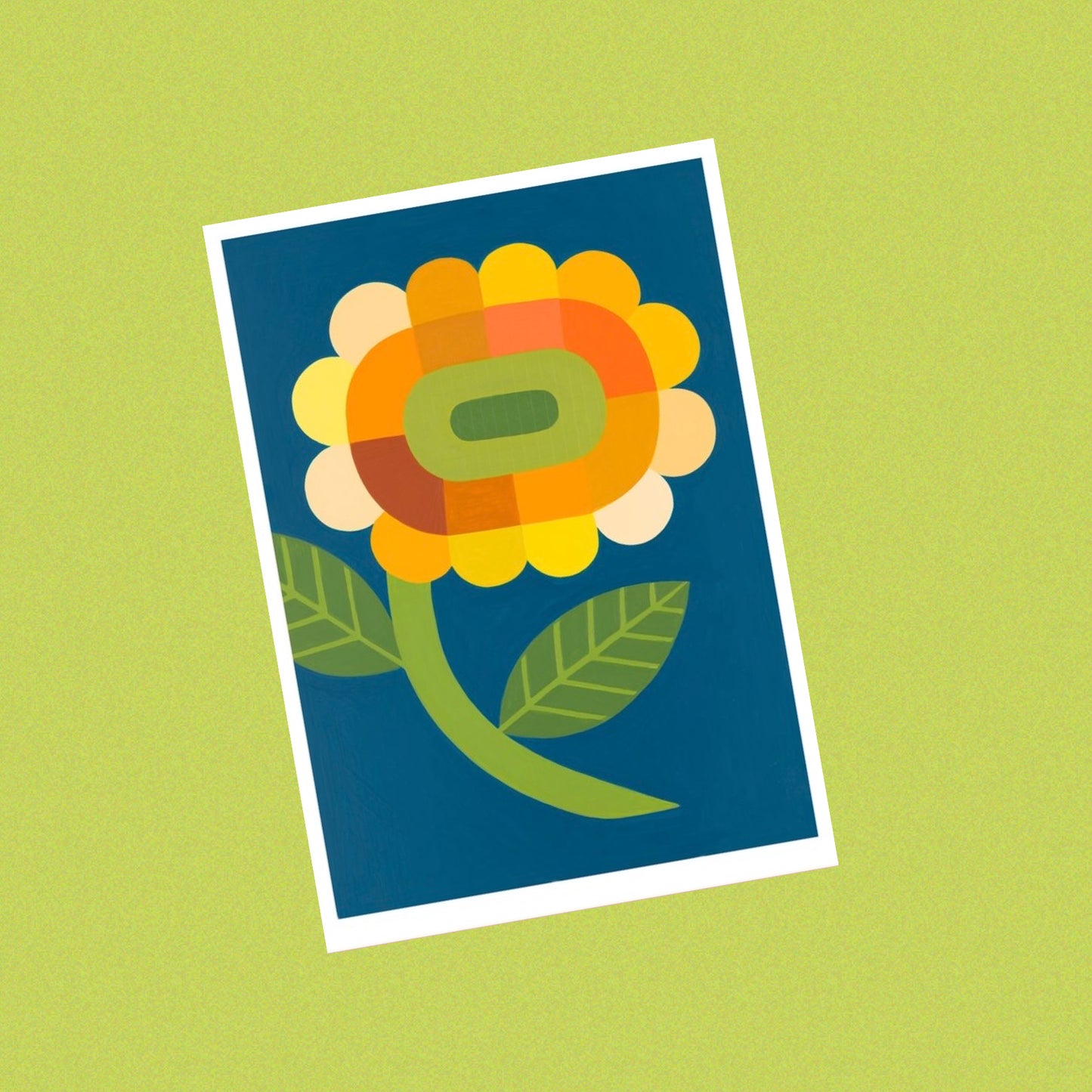 CLAIRE ISHINO- SMALL LIMITED EDITION A5 PRINTS- Happy Yellow Flower