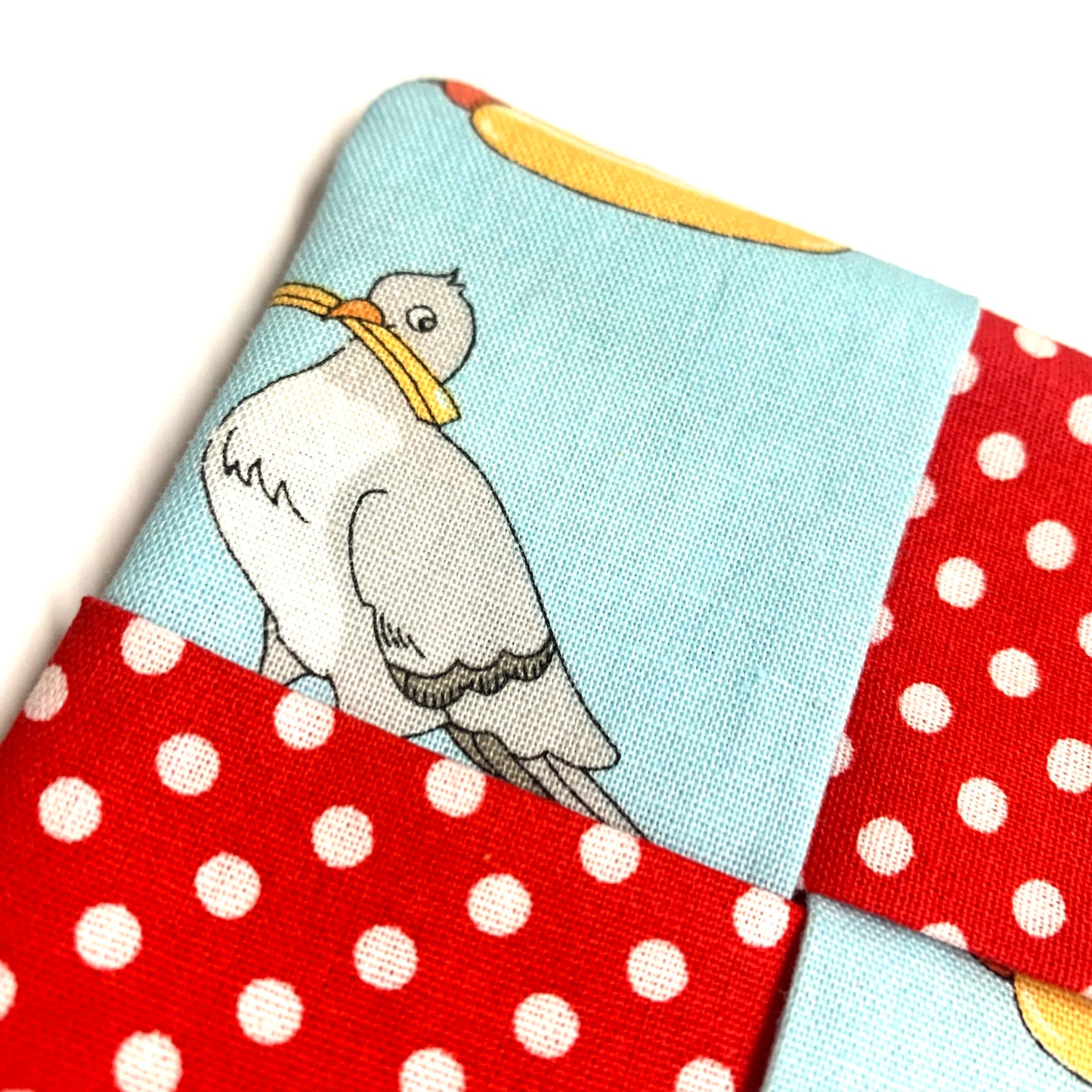 MUMMA WHOOPEE- SINGLE WINE GLASS SLIPPER/COASTERS- Funny Food & Spotty