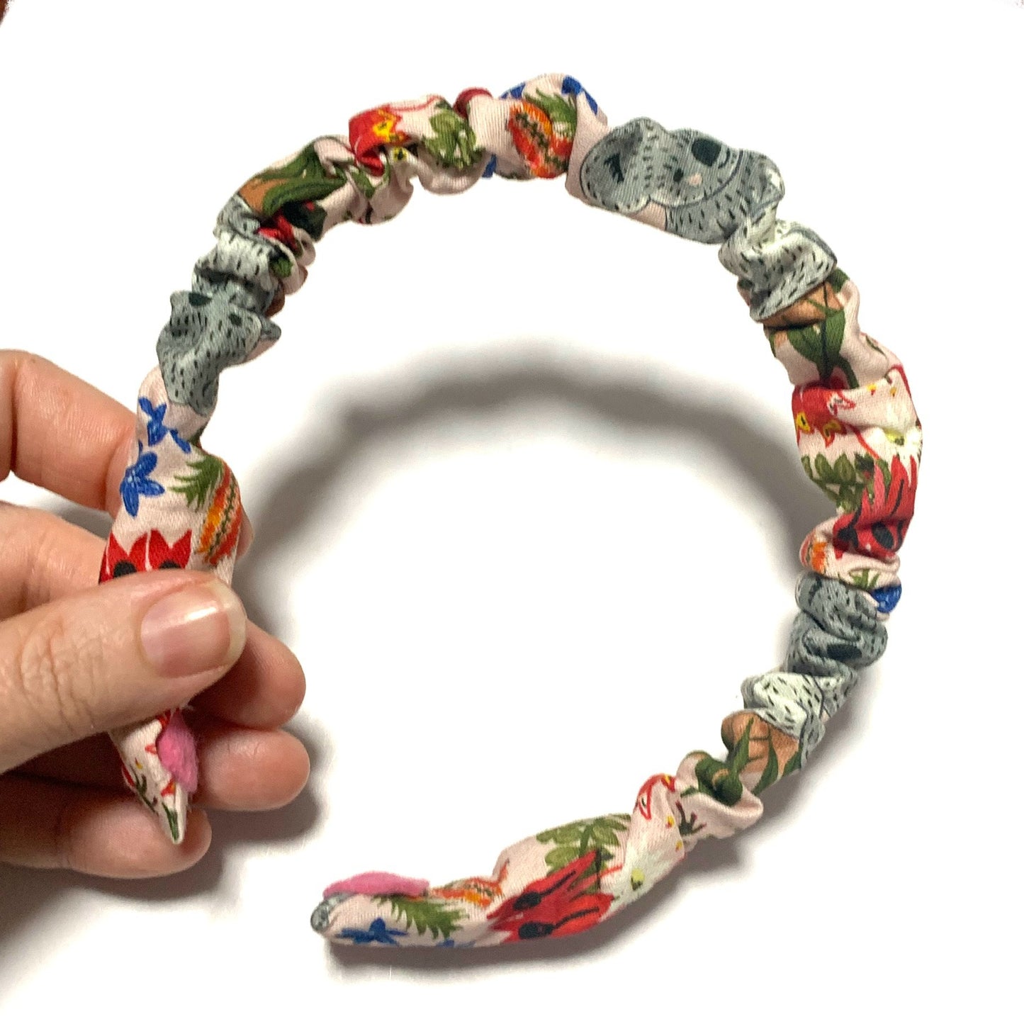 THIS BIRD HAS FLOWN -  "Aussie Flora & Fauna" - SMALL SCRUNCHIE HEADBANDS