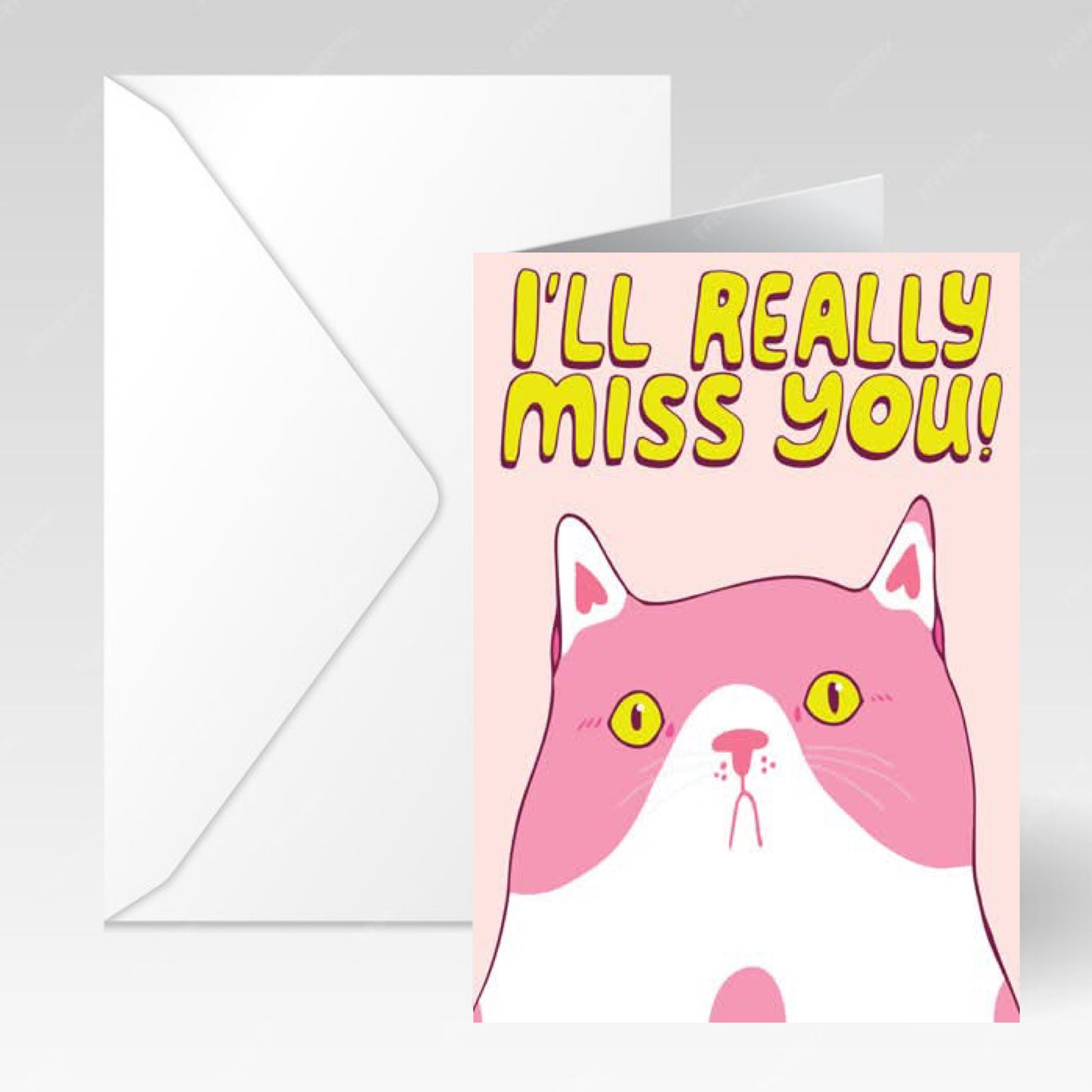 ABLE & GAME- Really Miss You - Farewell Card