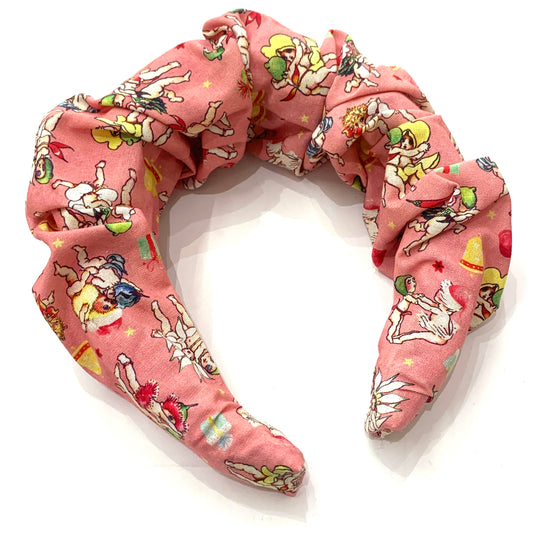 MAKIN WHOOPEE - BIG SCRUNCHIE CHRISTMAS HEADBANDS- May Gibbs Gumnut Babies