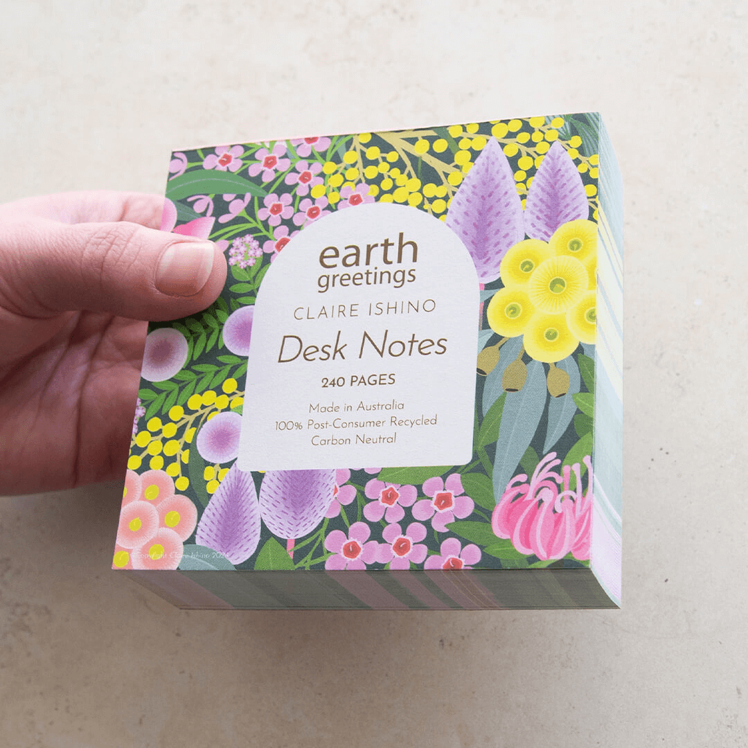 EARTH GREETINGS- Native Gems- Desk Notes