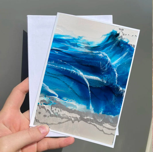 BRENDA STONE ART - Deluxe Card - Clear Waves