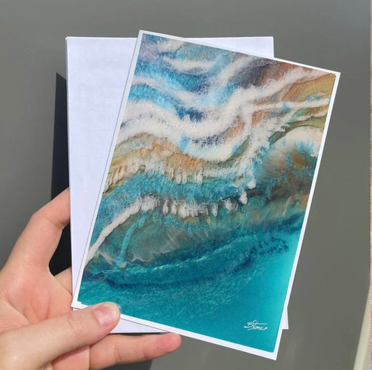BRENDA STONE ART - Deluxe Card -ReefScape