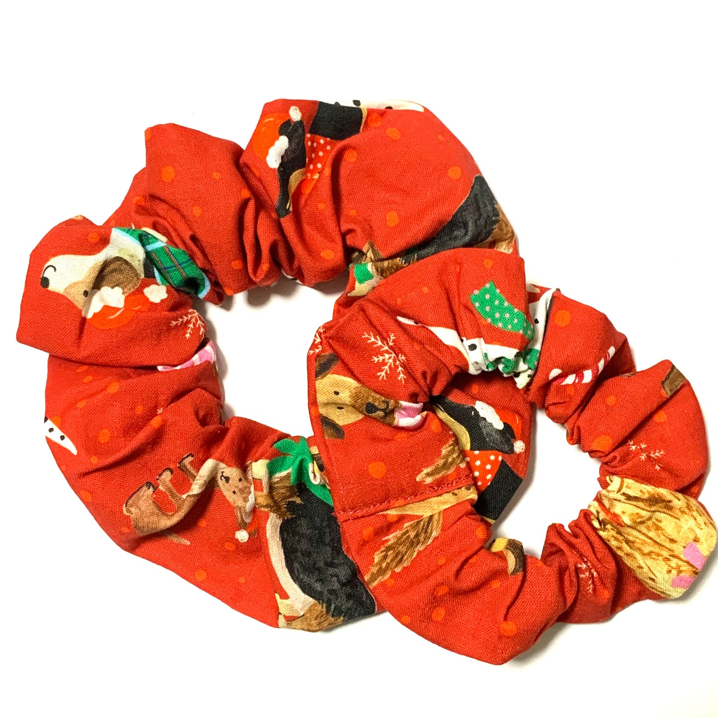 MUMMA WHOOPEE - Jumbo "Festive Doggos" Christmas Scrunchies