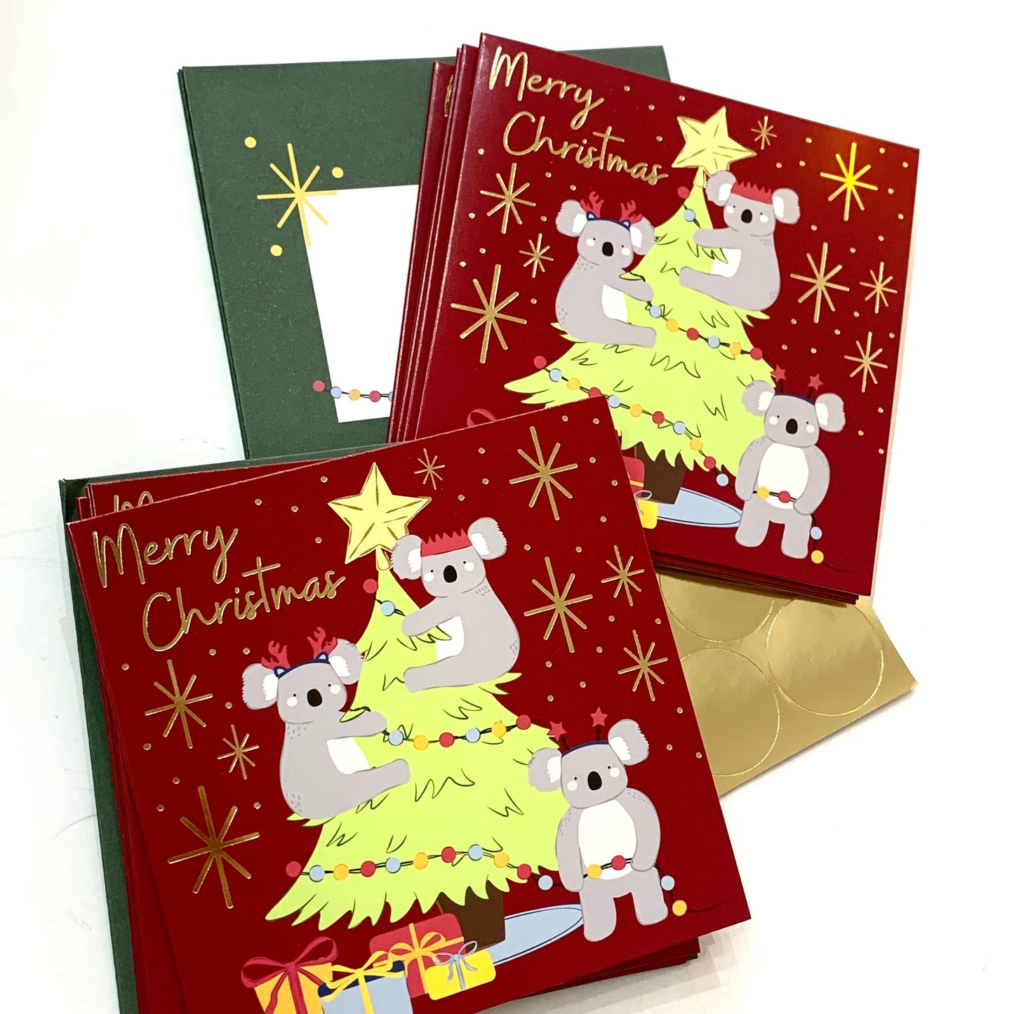 CANDLEBARK CREATIONS - "Koalas"- Box of 10 Cards